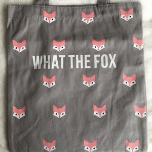 What the fox tote bag